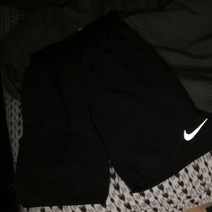 nike running shorts black size s